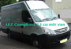 LEZ comp 12 cu mtr panel van