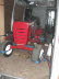 red tractor in van